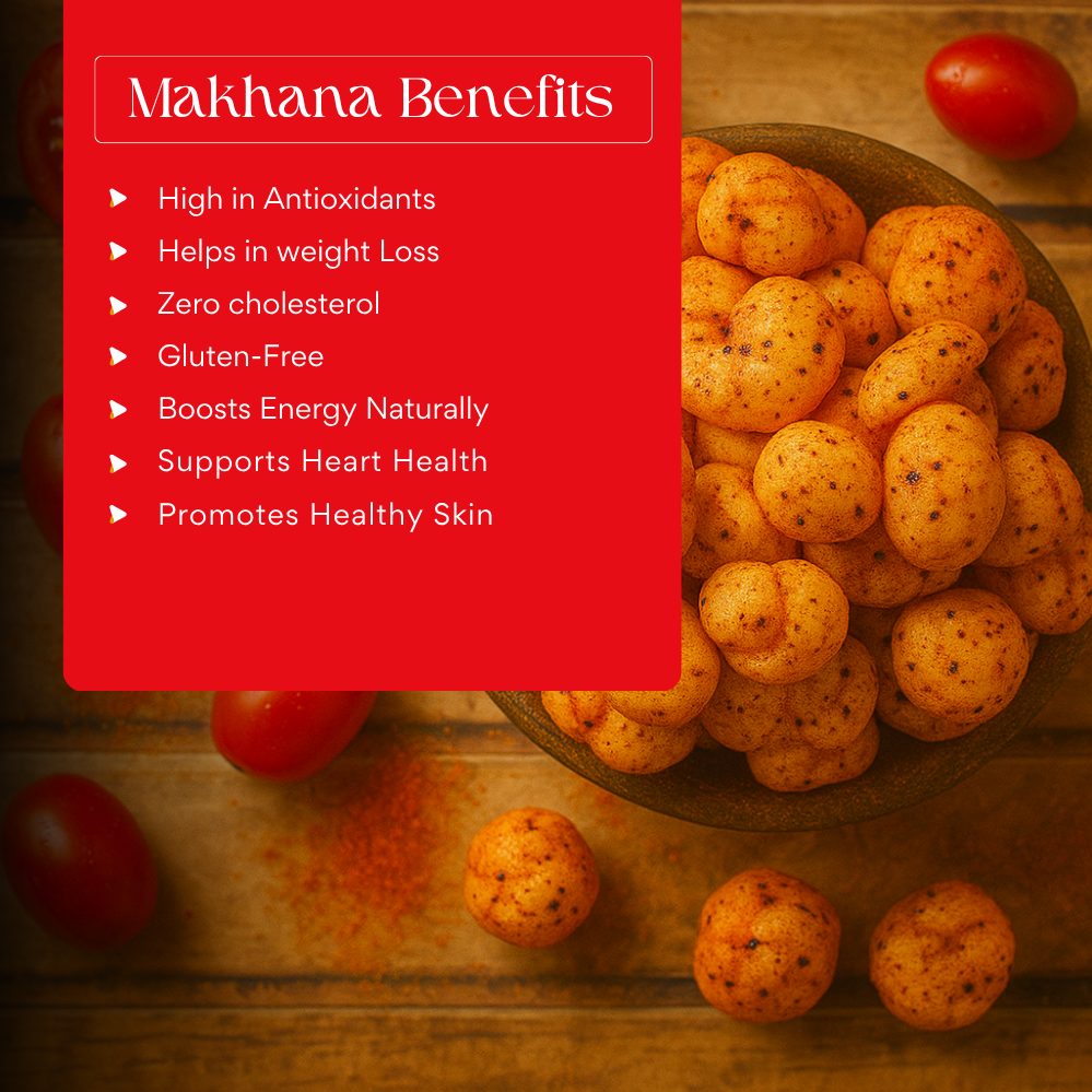 Tangy Tomato Flavored Roasted Makhana
