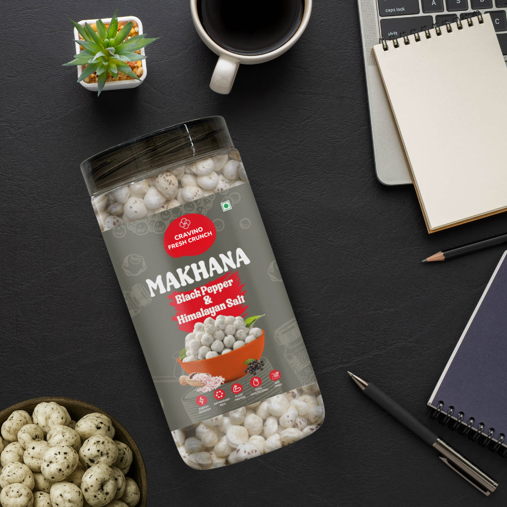 Black Pepper & Himalayan Salt Flavored Roasted Makhana