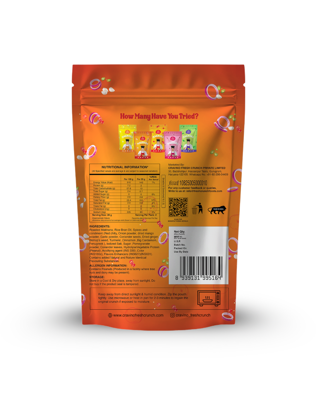 Tandoori Flavored Roasted Makhana