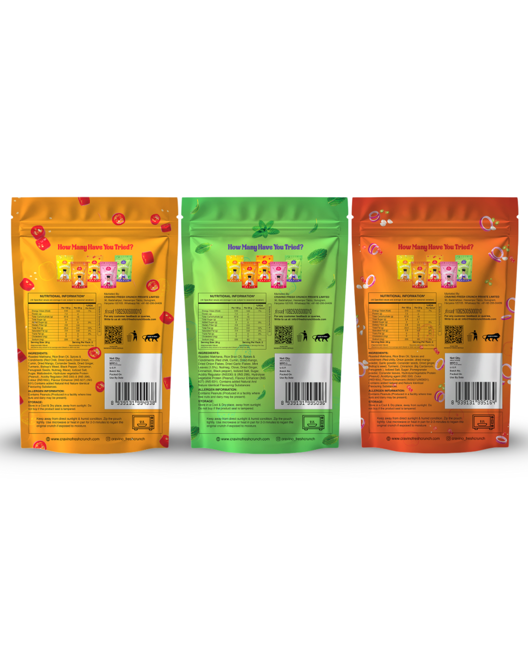 Triple Flavour Pack - Combo Offer