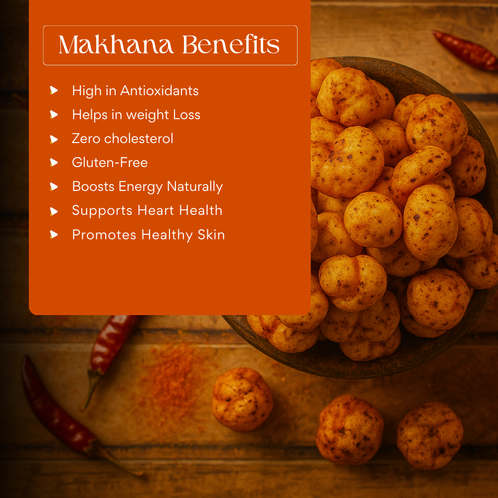 Peri Peri Flavored Roasted Makhana